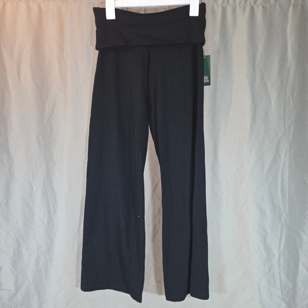 Wild Fable Women Black Foldover Waist Flare Yoga Pants XS New 331 11 5242